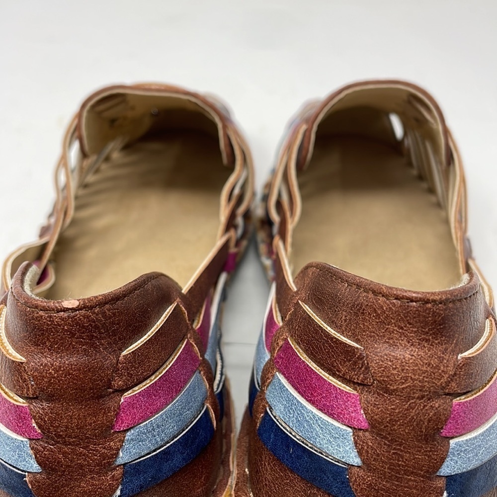 NWOT Angel Steps Huarache Slip-On Sandals 
SIZE 9 1/2(Runs Big-Ck Measurements) - Picture 10 of 12